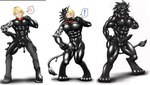 abs anthro biceps blonde_hair bound encasement erection exclamation_point forced forced_transformation genitals goo_transformation hair human_to_anthro male muscular muscular_anthro muscular_male pecs penile_spines penis simple_background solo species_transformation struggling three_frame_sequence transformation transformation_sequence tugging white_background alabuster felid human lion mammal pantherine 2015 hi_res