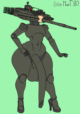 anthro armed armor balls big_balls big_head big_penis breastplate claws finger_claws genitals hand_on_hip huge_balls huge_penis hyper hyper_balls hyper_genitalia hyper_penis intersex knee_pads long_penis looking_at_viewer lowered_arm machine male maleherm military nude penis sassy shoulder_armor smooth_skin solo standing stiletto_heels tank_(vehicle) vehicle issathet80 issa_(issathet80) humanoid living_machine living_tank living_vehicle flat_colors full-length_portrait hi_res portrait trans_(lore)
