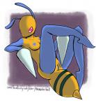 anthro anthrofied breasts female genitals nipples non-mammal_breasts pokemorph pussy solo mitti themasterball nintendo pokemon arthropod beedrill generation_1_pokemon hymenopteran insect pokemon_(species)