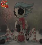 2018 animated_skeleton bone cemetery christmas clothing equid female friendship_is_magic hair hasbro hi_res holidays looking_at_viewer mammal marsminer my_little_pony outside penetrable_sex_toy penetrable_sex_toy_insertion plant sex_toy skeleton skellinore_(mlp) solo tree undead winter