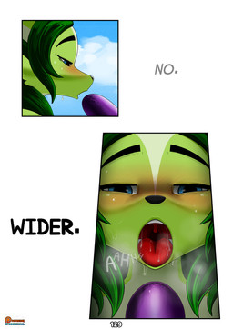 ahegao anthro blue_eyes blush bodily_fluids cloud eyebrows female food fur green_body green_fur green_hair hair looking_pleasured open_mouth oral plant raised_eyebrow saliva shy sky smoke solo sweat text tongue tongue_out vegetable spoogiehowl holt_(spoogiehowl) canid canine canis fox mammal 2026 absurd_res comic digital_drawing_(artwork) digital_media_(artwork) digital_painting_(artwork) english_text hi_res line_art painting_(artwork) portrait story