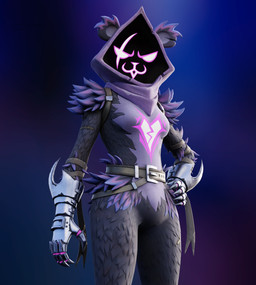 anthro female looking_at_viewer looking_down solo mspolar epic_games fortnite raven_team_leader bear mammal 3d_(artwork) digital_media_(artwork)