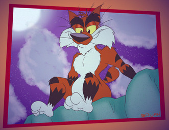 3_toes anthro arched_foot arched_soles arm_tuft bedroom_eyes belly bent_legs big_belly big_butt biped black_eyebrows black_nose black_stripes butt cheek_tuft chest_tuft chin_tuft cliff cloud cloudy_sky curvy_figure eyebrows facial_tuft feet fluffy fluffy_chest foot_focus fur half-closed_eyes head_tuft humanoid_feet humanoid_heel knee_tuft leg_markings leg_tuft male markings moon multicolored_body multicolored_fur narrowed_eyes night nude nude_anthro nude_male orange_body orange_fur outside painted_background paws pecs plantigrade pose purple_sky scut_tail seductive short_tail shoulder_tuft sitting sitting_on_cliff sky skyscape slightly_chubby slightly_chubby_anthro slightly_chubby_male small_tail small_waist socks_(marking) soles solo star starry_sky striped_body striped_fur striped_markings striped_tail stripes tail tail_markings thick_calves thick_eyebrows thick_thighs toes tuft two_tone_body two_tone_fur whiskers white_belly white_body white_feet white_fur wide_hips yellow_sclera gavanzude adventures_from_the_book_of_virtues pbs socrates_the_bobcat bobcat felid feline lynx mammal 2026 alternate_version_at_paywall colored digital_drawing_(artwork) digital_media_(artwork) flat_colors hi_res pinup shaded signature warm_colors