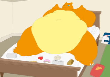 anthro bed belly belly_expansion beverage beverage_bottle beverage_can big_belly bloated blue_eyes bottle broken_bed broken_furniture burping chips_(food) chugging container covering covering_mouth dessert doughnut drinking_soda expansion food furniture huge_belly inside lying male morbidly_obese navel obese obese_anthro obese_male on_back on_bed open_mouth orange_body overweight overweight_anthro overweight_male pastry pillow soda soda_bottle solo sound_effects stuffing weight_gain wings yellow_belly fattydragonite sound_warning nintendo pokemon charizard generation_1_pokemon pokemon_(species) animated short_playtime sound video