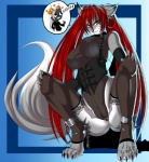 <3 amber_eyes big_breasts bodysuit breasts camel_toe chain claws clothed clothing crouching ear_piercing english_text feline female hair high_heels horn lakituboy long_hair male piercing pose red_hair skinsuit spikes text
Rating: Questionable
Score: 11
User: queue
Date: September 03, 2011