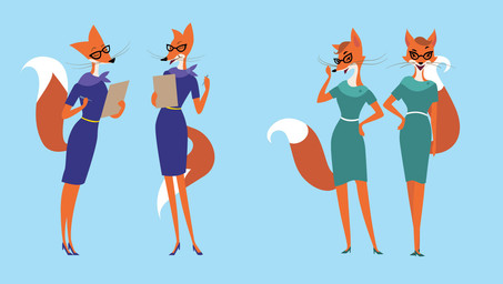 anthro blue_background clipboard clothing dipstick_tail dress eyelashes female footwear hand_on_hip head_tuft high_heels holding_clipboard holding_object markings multiple_poses open_mouth pen_(object) pose scarf shoes simple_background solo tail tail_markings tuft whiskers unknown_artist foxie_group_pty_ltd foxie_(foxie_group_pty_ltd) canid canine fox mammal red_fox true_fox concept_art digital_drawing_(artwork) digital_media_(artwork)