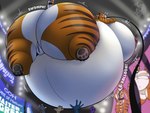 air_inflation anthro belly belly_expansion belly_inflation belly_squish big_belly big_breasts big_butt body_inflation breast_expansion breasts butt butt_expansion cheek_expansion expansion female floating genitals hand_on_belly helium_inflation hose hose_in_mouth hose_inflation huge_belly huge_breasts huge_butt humiliation hyper hyper_belly hyper_breasts hyper_butt immobile inflation inflation_fetish motion_lines nipples nude nude_anthro nude_female public public_humiliation pussy rear_view solo squish thick_thighs tuzzleton dreamworks kung_fu_panda master_tigress felid feline mammal pantherine tiger 4:3 absurd_res hi_res