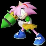 1:1 absurd_res accessory alpha_channel angry anthro archie_comics bottomwear classic_sonic_(universe) clothing crazy_eyes eulipotyphlan fangs female fur green_eyes hammer headband hedgehog hi_res looking_at_viewer mammal nibroc-rock pink_body pink_fur rosy_the_rascal_(archie) sega skirt solo sonic_the_hedgehog_(archie) sonic_the_hedgehog_(comics) sonic_the_hedgehog_(series) teeth tools