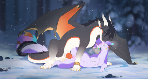 balls blush claws duo feet female female_penetrated feral feral_on_feral feral_penetrated feral_penetrating feral_penetrating_feral forest fur genitals hair horn male male/female male_penetrating male_penetrating_female outside penetration penile penile_penetration penis penis_in_vagina plant sex smile snow snowing tail toes tree vaginal vaginal_penetration vulva wings winter by_dream mythology dragon mythological_creature mythological_scalie scalie 2026 digital_drawing_(artwork) digital_media_(artwork) hi_res