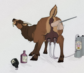 after_transformation anatomically_correct anatomically_correct_genitalia anatomically_correct_vulva animal_genitalia animal_vulva antlers anus arm_markings belly big_fangs big_udders bodily_fluids breast_milking brown_body brown_ears brown_feet brown_fur brown_legs brown_mane brown_tail butt cervine_genitalia cervine_udders cervine_vulva cheek_markings cloven_hooves dildo dildo_insertion facial_markings fangs feet female female_feral female_penetrated feral fluffy fluffy_tail fucking_machine fur fur_markings gender_transformation genitals hair head_horn head_markings hooves horn humanoid_dildo lactating long_fangs long_horn looking_pleasured machine mane mane_hair markings milk milking_machine monotone_feet monotone_horn monotone_inner_ear monotone_markings mtf_transformation multicolored_body multicolored_ears multicolored_fur muzzle_(marking) nipples nude penetration potion potion_bottle purple_anus purple_udders purple_vulva quadruped raised_tail rear_view red_anus red_vulva scut_tail sex_toy sex_toy_insertion sharp_teeth short_fur short_tail simple_background small_tail snout snout_markings solo species_transformation spilled_liquid standing straight_horn tail tail_anus tan_belly tan_body tan_ears tan_fur tan_markings tan_tail teats teeth three-quarter_view transformation transformation_by_substance transformation_potion tusks two_tone_anus two_tone_body two_tone_ears two_tone_fur two_tone_tail udder_lactation udder_milking udders unguligrade vaginal vaginal_penetration veiny_udders vulva white_horn goatboner_(artist) third-party_edit kuruk_(character) cervine deer mammal moschid vampire_deer water_deer 2025 digital_drawing_(artwork) digital_media_(artwork) hi_res monochrome sketch male_(lore)