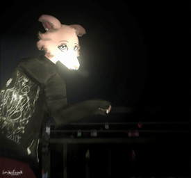 alternative_fashion anthro black_clothing black_jacket black_topwear blurred_background bottomwear bridge brown_body brown_fur city city_background cityscape clothed clothing date date_pov detailed_background dress ear_piercing female flashlight fur goth jacket leather leather_clothing leather_jacket leather_topwear looking_at_viewer makeup mascara narrowed_eyes night open_mouth outside photo piercing print_clothing print_topwear railing red_clothing red_dress solo text topwear smokerfennek beastars juno_(beastars) canid canine canis mammal wolf 2025 absurd_res artist_name colored detailed digital_drawing_(artwork) digital_media_(artwork) english_description english_text hi_res portrait shaded signature three-quarter_portrait