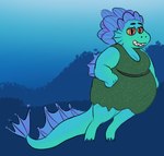 female mature_female overweight overweight_female captainelderly disney luca_(pixar) pixar daniela_paguro marine sea_monster low_res