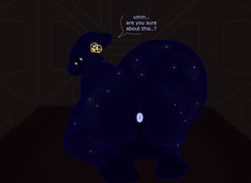 anus backsack balls butt feet first_person_view genitals glowing glowing_anus hindpaw imminent_fart imminent_fart_sniffing pawpads paws presenting presenting_anus presenting_hindquarters stinkmuse rain_world videocult watcher_(rain_world) slugcat hi_res