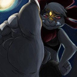 5_toes anthro anthrofied bangs barefoot biped black_bottomwear black_clothing bottomwear breasts claws clothed clothing crop_top curling_toes detailed_background eyebrows eyelashes fangs feet female foot_focus forehead_gem foreshortening front_view fur gem hair half-closed_eyes head_tuft humanoid_feet looking_at_viewer looking_down looking_down_at_viewer looming looming_foot low-angle_view medium_breasts midriff narrowed_eyes neck_tuft perspective plantigrade pokemorph raised_eyebrow raised_foot red_eyes red_hair shirt soles solo teasing teeth thick_eyelashes toe_claws toes topwear tuft white_claws worm's-eye_view flinttheyordle nintendo pokemon fan_character fang_the_weavile generation_4_pokemon mammal pokemon_(species) weavile 1:1 2020 digital_drawing_(artwork) digital_media_(artwork) hi_res