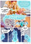 anthro blood bodily_fluids dialogue female group ice machine magic male nosebleed space spacecraft spaceship_interior text vehicle badaspen iggy_(badaspen) josey_mendoza twill_(badaspen) bat cheetah felid feline lagomorph leporid lion mammal mouse murid murine pantherine rabbit robot rodent absurd_res colored comic english_text hi_res
