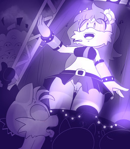 anthro blush bodily_fluids bottomwear breasts clothed clothing drooling ear_piercing female fur genitals gloves group hair handwear male male/female miniskirt navel nipple_outline no_underwear open_mouth outside piercing saliva skirt stage standing tongue tongue_out upskirt vulva tenshigarden archie_comics sega sonic_the_hedgehog_(archie) sonic_the_hedgehog_(comics) sonic_the_hedgehog_(series) miles_prower mina_mongoose herpestid mammal mongoose 2018 absurd_res digital_media_(artwork) hi_res monochrome