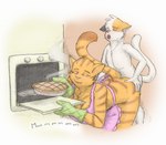 age_difference aged_up ambiguous_penetration anthro anthro_on_anthro anthro_penetrated anthro_penetrating anthro_penetrating_anthro appliance apron back-tie_apron back-tie_clothing bent_arm bent_over big_breasts biped bite biting_lip biting_own_lip black_ears breasts brown_stripes butt butt_grab cheek_tuft chest_tuft cleavage closed_smile clothed clothing duo ears_aside eyebrows eyes_closed facial_markings facial_tuft female female_penetrated food from_behind_position fur fur_tuft grabbing_from_behind green_clothing green_handwear green_mittens hand_on_another's_butt hand_on_butt handwear head_markings head_tuft holding_food holding_object holding_pie holidays inside intraspecies kitchen_appliance light_body light_fur looking_pleasured male male/female male_penetrating male_penetrating_female markings mature_anthro mature_female mittens moan monotone_tail mostly_nude mostly_nude_anthro mostly_nude_female mouth_closed multicolored_body multicolored_fur nude nude_anthro nude_male older_female older_penetrated open_mouth orange_body orange_breasts orange_ears orange_eyebrows orange_fur orange_tail oven pastry penetration pie pink_apron pink_clothing pink_nose pointy_ears prick_ears self_bite sex smile snout son_penetrating_mother standing standing_doggystyle standing_sex steam striped_arms striped_back striped_body striped_face striped_fur striped_legs striped_markings striped_tail stripes tail tail_markings teeth thick_thighs three-quarter_view tuft white_body white_eyebrows white_fur white_tail younger_male meowmere litterbox_comics mother's_day fran_(litterbox_comics) vincent_(litterbox_comics) calico_cat domestic_cat felid feline felis mammal tabby_cat 2025 hi_res traditional_media_(artwork) incest_(lore) mother_(lore) mother_and_child_(lore) mother_and_son_(lore) parent_(lore) parent_and_child_(lore) parent_and_son_(lore) son_(lore)