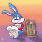 3_toes adventures bdsm bondage bound brush buster_bunny captured feather foot_focus lagomorph mammal nervous pawpads paws rabbit roarey_raccoon scared sitting soles solo tickling tiny tiny_toon_adventures tiny_toons toes torture warner_brothers
Rating: Safe
Score: 5
User: bondomunk
Date: November 12, 2013