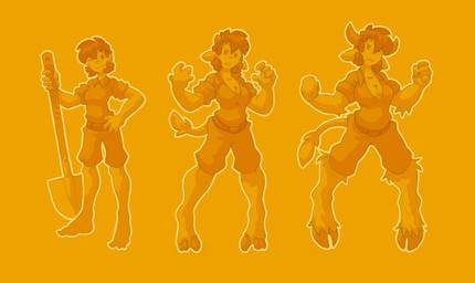 barefoot base_one_layout basic_sequence big_breasts bottomwear breast_expansion breasts clothing expansion feet female fist growth hair hooves horn human_to_humanoid linear_sequence looking_at_viewer one_eye_closed one_row_layout open_mouth orange_background pants shirt short_hair shovel simple_background smile solo species_transformation standing surprised tail tail_growth three_frame_image three_frame_sequence tools topwear transformation transformation_sequence hukeng animal_humanoid bovid bovid_humanoid bovine bovine_humanoid cattle_humanoid human humanoid mammal mammal_humanoid 2016 hi_res monochrome sequence