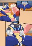 absurd_res andromorph andromorph/male anthro anthro_on_anthro assisted_rape blush bodily_fluids comic cum cum_in_pussy cum_in_uterus cum_inside eyes_closed forced from_front_position generation_1_pokemon generation_4_pokemon generation_6_pokemon genital_fluids genitals greninja group group_sex hi_res internal intersex intersex/male leaking_cum long_tongue lying male messy missionary_position navel nintendo nude on_back penetration penis pokemon pokemon_(species) poliwrath presenting_partner pussy rape restrained sex spread_legs spreading threesome tongue toxicroak trio type uterus vaginal vaginal_fluids vaginal_penetration