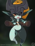 disembodied_hand duo female headgear looking_at_viewer not_furry nude open_mouth short_stack solo_focus tongue gramdraw nintendo the_legend_of_zelda twilight_princess midna humanoid imp mammal twili 2024 absurd_res digital_media_(artwork) hi_res