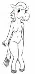 anthro blush breasts embarrassed female genitals nude pussy simple_background solo white_background draconicmentalist animal_crossing nintendo victoria_(animal_crossing) equid equine horse mammal hi_res