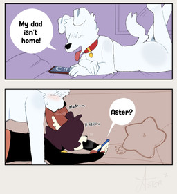 anthro brown_hair cellphone cheating_boyfriend choker duo electronics femboy fluffy_ears from_behind_position hair jewelry male necklace phone phone_call piercing sex solo starlit_aster canid canine fox mammal hi_res meme