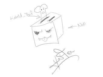 >:p ambiguous_gender appliance bread directional_arrow duo fangs food kitchen_appliance machine simple_background teeth text toast toaster tongue yinfox kobold_thief null0010 dire_machine living_machine 4:3 black_and_white digital_drawing_(artwork) digital_media_(artwork) english_text greyscale monochrome signature