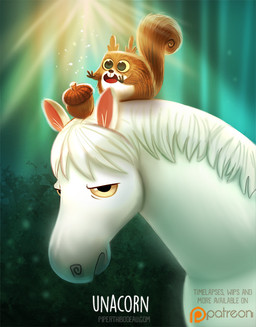 acorn ambiguous_gender annoyed brown_body brown_fur duo feral food fruit fur hair horn humor nut_(fruit) plant pun visual_pun white_body white_fur white_hair yellow_eyes piper_thibodeau mythology equid equine grey_squirrel mammal mythological_creature mythological_equine rodent sciurid tree_squirrel unicorn digital_media_(artwork) digital_painting_(artwork) painting_(artwork)