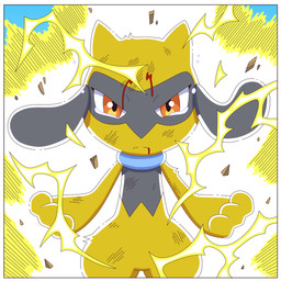 ambiguous_gender angry anthro border fur orange_eyes solo tail white_border yellow_body yellow_fur ragster_(artist) nintendo pokemon canid canine generation_4_pokemon legendary_pokemon mammal pokemon_(species) riolu shiny_pokemon 1:1 comic digital_media_(artwork) hi_res