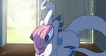 anthro apron areola big_breasts blue_areola blue_nipples breasts clothing female heart_symbol huge_breasts looking_at_viewer nipples nude smile solo tail mrundead nintendo pokemon generation_2_pokemon legendary_pokemon lugia pokemon_(species) 2022 absurd_res dated hi_res