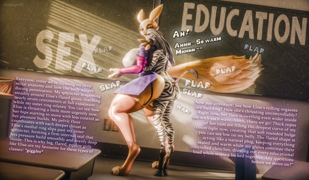 anthro anthro_on_anthro anthro_penetrated anthro_penetrating anthro_penetrating_anthro armwear big_breasts black_body black_fur black_hair blue_eyes breasts bridal_gauntlets classroom clothing eyewear female female_penetrated fur garter_straps glasses group hair hooves legwear lips long_hair male male/female male_penetrating male_penetrating_female multicolored_hair penetration purple_armwear purple_bridal_gauntlets purple_clothing school sex sex_education standing standing_sex striped_body striped_fur stripes teacher text thick_lips thick_thighs thigh_highs trio two_tone_hair wearing_glasses white_body white_fur white_hair yellow_body yellow_fur closeup3d mayosplash_(modeler) thinecrawler_(modeler) bandai_namco digimon digi_(yourdigimongirl) elise_(thinecrawler) digimon_(species) equid equine mammal renamon zebra 2026 3d_(artwork) absurd_res digital_media_(artwork) english_text hi_res gynomorph_(lore)