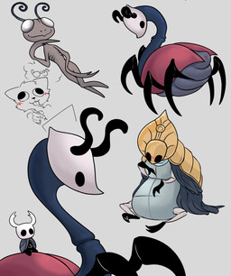 5_fingers antennae_(anatomy) anthro arthropod_abdomen black_body black_eyes black_nose black_text blush cloak clothing female feral fingers genitals group male mask presenting presenting_vulva sitting text tongue tongue_out vulva konen hollow_knight_(franchise) team_cherry godseeker_(hollow_knight) leg_eater_(hollow_knight) the_knight_(hollow_knight) willoh_(hollow_knight) arthropod beetle giraffe_weevil insect mammal vessel_(species) weevil 2025 english_text hi_res shaded