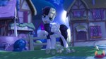 black_hair blonde_hair blue_eyes building cutie_mark female feral flower hair house moon multicolored_hair night plant ponyville solo two_tone_hair well wings loveslove friendship_is_magic hasbro my_little_pony my_little_pony:_the_movie_(2017) mythology songbird_serenade_(mlp) equid equine mammal mythological_creature mythological_equine pegasus 16:9 3d_(artwork) 4k absurd_res digital_media_(artwork) hi_res widescreen