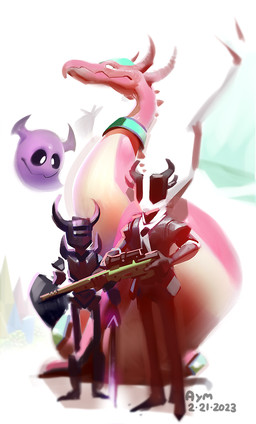 ambiguous_gender armor awp black_eyes clothing crystal_wings faceless feral group gun headgear helmet horn melee_weapon purple_body ranged_weapon rifle simple_background sniper_rifle suit sword unusual_anatomy unusual_wings weapon white_background wings aymbord fantastic_frontier mythology dragon ghost humanoid mythological_creature mythological_scalie scalie spirit