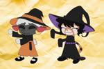 anthro clothed clothing dancing duo female hat headgear headwear music simple_background smile tail witch_costume witch_hat witchpanda ailurid bovid caprine mammal red_panda sheep stella_(disambiguation) 3:2 animated digital_media_(artwork) short_playtime sound webm