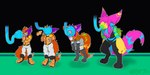 after_transformation anthro base_one_layout basic_sequence bulge clothed clothing digitigrade forced four_frame_image four_frame_sequence fur linear_sequence male mind_control multicolored_body multicolored_fur one_row_layout simple_background solo standing transformation transformation_sequence cakebatterbossmonster deltarune undertale_(series) j8-bit_(cakebatterbossmonster) bovid caprine goat mammal werewire colorful_theme digital_drawing_(artwork) digital_media_(artwork) sequence