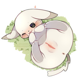 anus beady_eyes biped bipedal_feral blush bodily_fluids body_blush cheek_spots clitoral_hood clitoris closed_smile female feral floppy_ears front_view genitals grass hand_on_face inner_labia looking_at_viewer lying mouth_closed on_back one_eye_closed plant simple_background smile solo sweat vulva vulva_blush white_background seviyummy nintendo pokemon pokemon_pokopia peakychu generation_1_pokemon pikachu pokemon_(species) 1:1 2026 digital_drawing_(artwork) digital_media_(artwork) hi_res