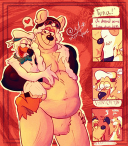 anthro avian_feet blush blush_lines carrying_another carrying_partner clothed clothing crotch_tuft duo eye_contact fainting featureless_crotch hug licking looking_at_another losing_control male male/male male_anthro mini_comic musclegut muscular muscular_anthro muscular_male nude_anthro nude_male seductive skinny smile smiling_at_another smiling_at_partner tongue topless topless_anthro topless_male torso_lick tuft unconscious kadedrawz acecraft ironarm_(acecraft) scott_(acecraft) avian bear bird gull lari larid mammal polar_bear ursine hi_res