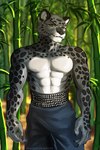 anthro athletic athletic_anthro athletic_male bamboo clothed clothing fangs looking_at_viewer male martial_arts_uniform muscular muscular_anthro muscular_male partially_clothed solo sportswear teeth topless topless_male pize dreamworks kung_fu_panda tai_lung_(kung_fu_panda) felid mammal pantherine snow_leopard hi_res