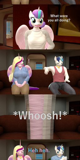 alternate_costume anthro anthrofied asking asking_another asking_what bottomwear clothing clothing_swap dialogue female furniture group horn husband_and_wife married_couple outfit_change pants question shirt sofa talking_to_another text topwear trio wings papadragon69 friendship_is_magic hasbro my_little_pony mythology flurry_heart_(mlp) princess_cadance_(mlp) shining_armor_(mlp) equid equine mammal mythological_creature mythological_equine unicorn winged_unicorn 3d_(artwork) absurd_res digital_media_(artwork) english_text hi_res daughter_(lore) father_(lore) father_and_child_(lore) father_and_daughter_(lore) mother_(lore) mother_and_child_(lore) mother_and_daughter_(lore) parent_(lore) parent_and_child_(lore) parent_and_daughter_(lore)