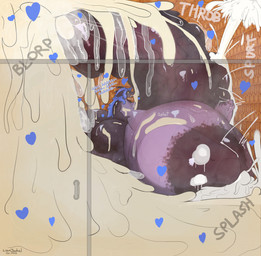 against_surface ahegao anthro autotitfuck balls big_balls big_breasts big_penis black_nipples bodily_fluids breast_milking breast_play breasts breasts_on_glass butt cum cum_drip cum_flooding cum_in_ass cum_in_mouth cum_inside cum_on_body cum_on_breasts cum_on_penis cum_on_tail cumshot dripping ejaculation erect_nipples erection excessive_cum excessive_genital_fluids flood flooding freckled_arms freckled_breasts freckled_butt freckled_chest freckled_legs freckled_shoulders freckled_thighs freckles genital_fluids genitals glans glass glistening glistening_body grey_body gynomorph hair heart_symbol huge_balls huge_breasts huge_penis humanoid_genitalia humanoid_penis hyper hyper_balls hyper_breasts hyper_cum hyper_genitalia hyper_penis intersex lactating leaking_precum looking_pleasured masturbation milk moan nipples nude on_glass onomatopoeia open_mouth penile penile_masturbation penis precum precum_drip precum_on_ground precum_on_own_penis precum_on_penis precum_squirt precum_string projectile_lactation shower shower_masturbation shower_room sitting sitting_on_balls solo sound_effects tail text throbbing throbbing_penis vein veiny_penis wet wet_body liamjackal mythology milfhar_(milfhar_derg) dragon mythological_creature mythological_scalie scalie hi_res