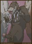 5_fingers anthro artdecade ball_fondling balls bear biceps black_bear black_fur black_nose cum cum_everywhere cum_in_mouth cum_inside cum_on_chest cum_on_face do_not_distribute eyes_closed faceless_male fur gay grey_fur group group_sex handjob humanoid_penis male messy muscles oral pecs penis pink_background plain_background sex tan_fur threesome tongue
Rating: Explicit
Score: 9
User: whyamidoingthis
Date: January 19, 2014