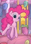 balloon balloon_support blue_eyes ceiling_decoration confetti cutie_mark duo female floating hair hanging_streamer inflatable inflatable_ride inflatable_support inside looking_at_viewer on_balloon pink_body pink_hair star star_polygon streamers vase subjectnumber2394 friendship_is_magic hasbro my_little_pony gummy_(mlp) pinkie_pie_(mlp) alligator alligatorid crocodilian earth_pony equid equine horse mammal pony reptile scalie 2014 hi_res