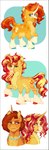 2021 absurd_res alpha_channel beard border brother_(lore) brother_and_sister_(lore) cutie_mark daughter_(lore) digital_drawing_(artwork) digital_media_(artwork) duo equestria_girls equid equine eye_contact eyelashes eyewear facial_hair feathering feet female feral fluffy friendship_is_magic fur gem glasses green_eyes hair hasbro hi_res hooves horn jewelry looking_at_another lopoddity male mammal mane markings mother_(lore) mother_and_child_(lore) mother_and_daughter_(lore) multicolored_hair multiple_images my_little_pony mythological_creature mythological_equine mythology necklace one_leg_up orange_body orange_fur pandoraverse_(lopoddity) parent_(lore) parent_and_child_(lore) parent_and_daughter_(lore) pearl_(gem) pearl_necklace quadruped raised_leg sibling_(lore) simple_background sister_(lore) solo standing stellar_flare_(mlp) sunburst_(mlp) sunset_shimmer_(eg) tail teal_eyes transparent_border unicorn white_background