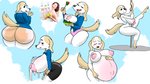 anthro big_breasts big_butt blush bodily_fluids breasts butt clothed clothing female food lactating looking_at_viewer looking_back looking_pleasured nude pole pregnant pregnant_anthro pregnant_female salad solo stock_image stripper_pole psychoticwalrus schwoo aggretsuko sanrio inui_(aggretsuko) borzoi canid canine canis domestic_dog hunting_dog mammal sighthound 16:9 hi_res meme widescreen