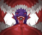 anthro anthro_pred bodily_fluids dripping duo esophageal_sphincter esophagus fangs first_person_view foam fur goo_drip guts horn inside_mouth internal internal_oral larger_anthro larger_male larger_pred male male_pred male_prey mouth_shot muscular muscular_anthro muscular_male open_mouth oral oral_vore organs purple_body purple_flesh purple_insides purple_internal red_eyes reverse_mouth_shot saliva saliva_drip saliva_string sharp_teeth simple_background size_difference slime smaller_anthro smaller_male soft_vore spiked_tail spikes spikes_(anatomy) tail teeth throat tongue tongue_out vore wet willing_pred willing_prey spicynoodle mythology devourer_(razor_koopa) nia_(niadebesis) domestic_cat dragon felid feline felis goo_creature goo_dragon mammal mythological_creature mythological_scalie scalie absurd_res digital_media_(artwork) hi_res