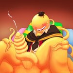 blush ejaculation genitals graduation_cap graduation_robe male masturbation multi_leg multi_limb penis solo tentacle_masturbation tentacles shrineart assassination_classroom koro-sensei alien animal_humanoid cephalopod cephalopod_humanoid humanoid marine marine_humanoid mollusk mollusk_humanoid octopus_humanoid 1:1 hi_res