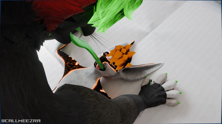 after_anal after_orgasm after_sex animal_genitalia animal_penis bodily_fluids canine_genitalia canine_penis cum cum_drip cum_on_body cum_on_penis cumshot dripping duo ejaculation extreme_french_kiss french_kissing fur genital_fluids genitals green_body green_fur hair kissing knot knotted_penis male male/male multicolored_body multicolored_fur multicolored_hair orange_body orange_fur penis pinned_to_bed sheath tongue tongue_out callmeezra ezra_(fara_rex) varahfox canid canis_woof mammal rexouium 16:9 3d_(artwork) 4k absurd_res blender_(artwork) blender_cycles_(artwork) digital_media_(artwork) hi_res widescreen