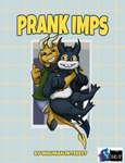 collar duo hooves horn hug male male/male pointed_tail sharp_teeth teeth inhumaninterest demon hellmouth_imp imp comic cover cover_art cover_page